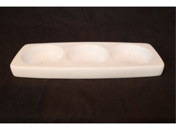 Bret Bortner For Crate & Barrel THREE SECTION RECTANGULAR TRAY 15'