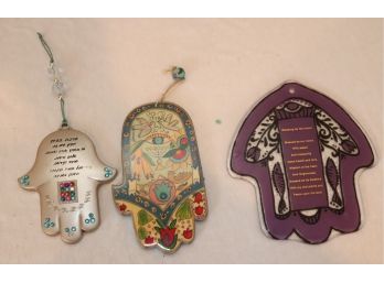 3 Hamsa Hand Wall Decor