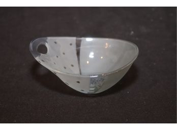 Vintage Signed Art Glass Bowl