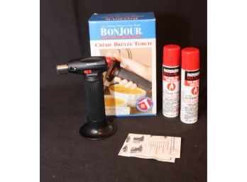 Bonjour Creme Bruelee Torch With Butane