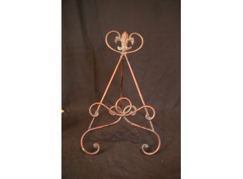 Wrought Iron Tripod Display Stand