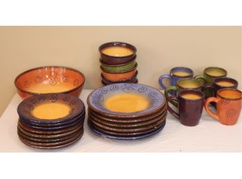 Tabletops Ambrosia Hand Painted Dinnerware Set