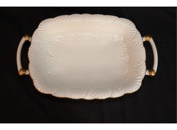 Vintage Lenox Platter 14k Gold Trim