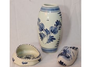 Vintage Delft Pottery Made In Holland