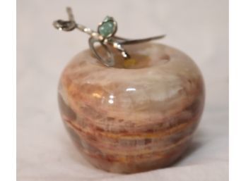 Marble Apple Paperweight