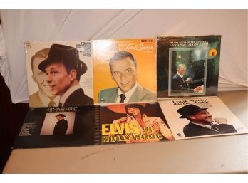 Frank Sinatra Record Lot  1 Elvis