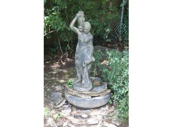 Vintage Cement Garden Statue