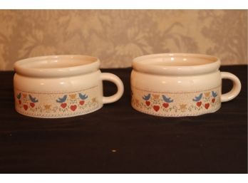 Vintage Stoneware Mugs