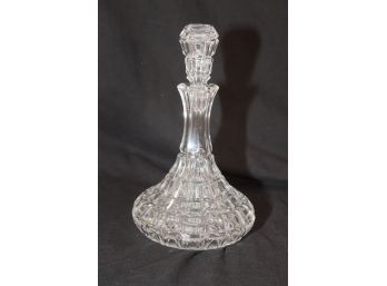 Vintage Crystal Glass Decanter With Stopper