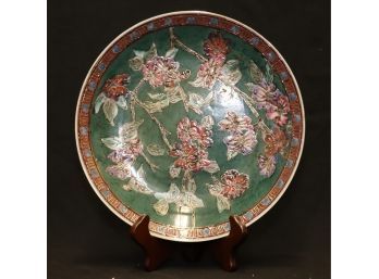 Floral Chinese Porcelain Plate (P-4)