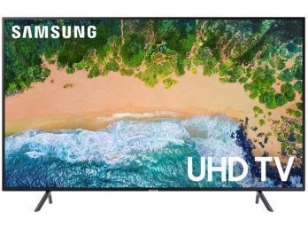 Samsung UN75NU7100 75' NU7100 Smart 4K UHD TV With Wall Mount