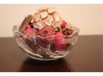 Potpourri In Glass Bowl