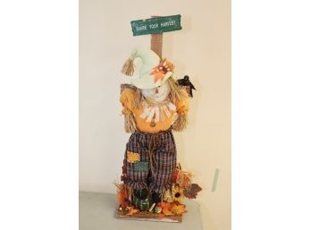 Fall Harvest Thanksgiving Scarecrow Decor