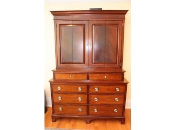 Ethan Allen Kent Tv Cabinet Armoire Media Center