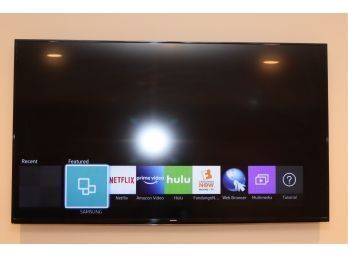 Samsung Flat Screen TV With Remote Model# UN65h6300