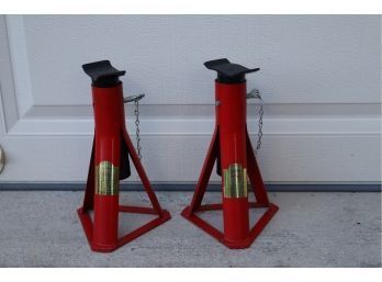 Pair Of 1 1/2 Ton Car Jack Stands