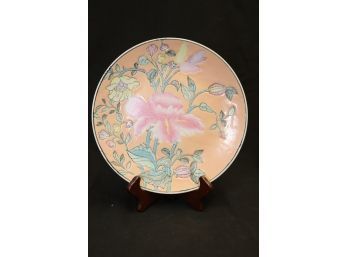 Vintage WB Pastel Colors Floral Plate