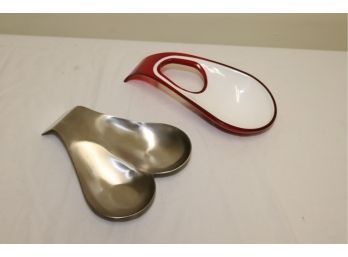 Pair Of Kitchen Spoon Rests