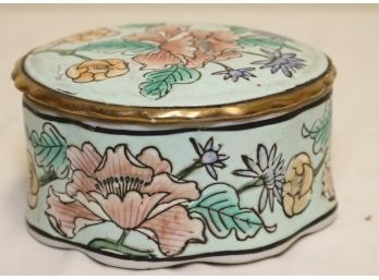 Vintage Porcelain Trinket Box Andrea By Sadek Made In Japan