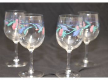 Painted Wine Glasses