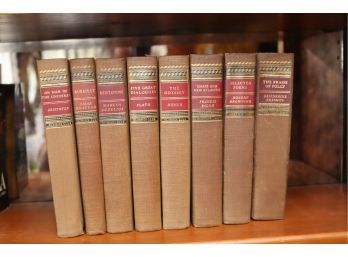 Vintage 1940's Books Classic Club Books Set Of Eight Hardcover  (BK-1)