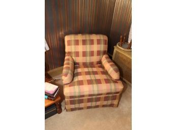 Norwalk Furniture Plaid Arm Chair