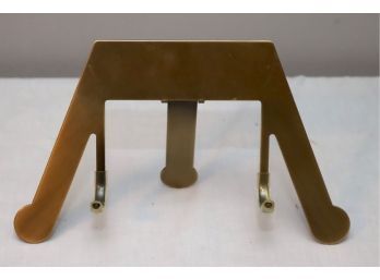 Vintage Brass 2 Hook Tripod Display Stand