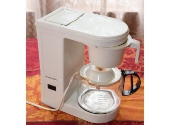 White Proctor Silex Coffee Maker