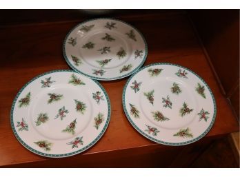 Vintage Mikasa Christmas Wish Plates Ultima