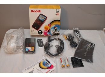 NEW Kodak Zx1 Pocket Video Camera-HD YOUTUBE-PC-MAC-BLACK/ RED