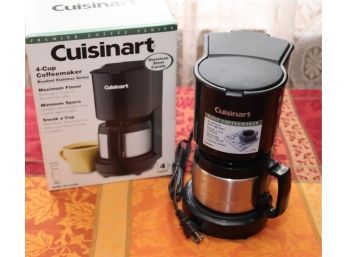 Cuisinart 4 Cup Stainless Steel Coffee Maker