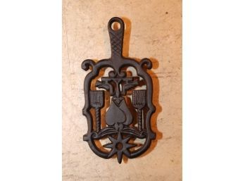 Vintage Cast Iron Hot Iron Trivet