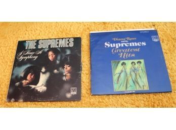 The Supremes Vinyl Lp Reccord Lot With RARE Poster!  (R-3)