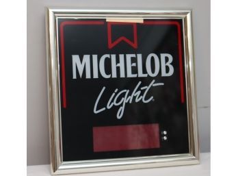 Vintage 1990 Michelob Light Beer Sign Digital Clock