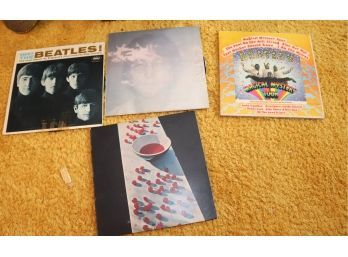 Vintage Vinyl Record Lot  Meet The Beatles, Magical Mystery Tour Lennon McCarthy LP (R-5)