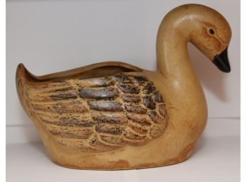 Vintage Ceramic Duck Planter