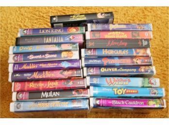 Vintage Disney VHS Tape Lot   (VHS-3)