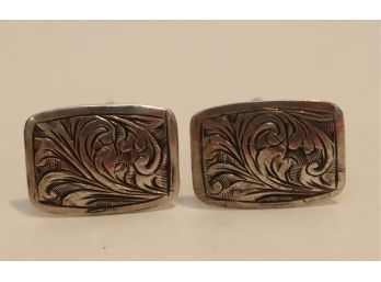 Vintage Pair Of 800 Silver Cufflinks (AGS-6)