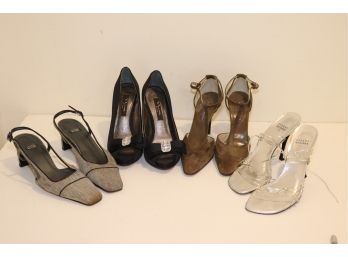 Women's High Heel Lot Stuart Weitzman, Ralph Lauren, Nina  (trs-4)