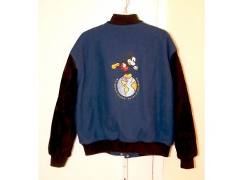 RARE DISNEY Millennium Mickey Walt Disney Classics Collection 2000 Cast Member Jacket Sz. L