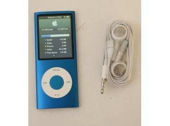 Apple IPod Nano - A1285 - 16GB - 4th Generation - Blue - Great Condition!