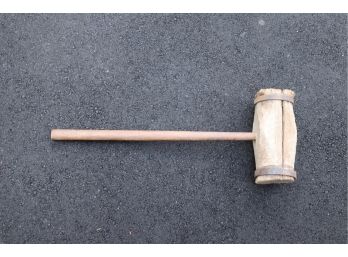 Cool Old Wooden Sledge Hammer Mallet