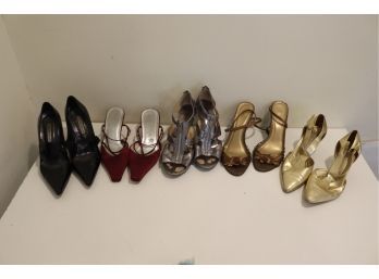 Women's High Heel Shoe Lot Michael Kors, Via Spiga, Stuart Weitzman (TRS-5)