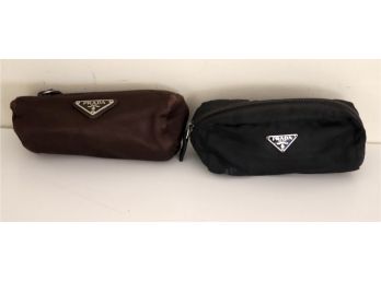 Pair Of Prada Makeup Zippered Pouches   (P-9)