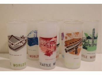 Vintage 1962 Seattle Worlds Fair Glasses