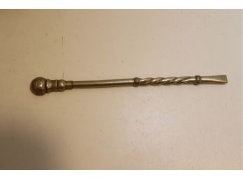 Vintage 800 Silver Tea Straw