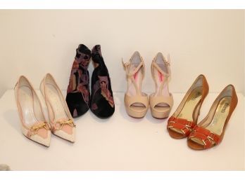 High Heel Show Lot Betsy Johnson,  Casadei, Steve Madden, Michael Kors. (TRS-1)