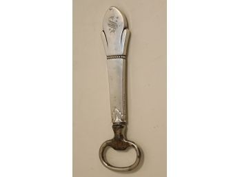 Vintage Sterling Silver Handle Bottle Opener