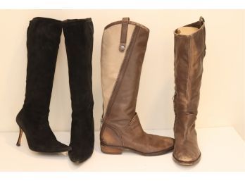 Manolo Blahnik  And Sam Edelman High Boots   (TRS-3)