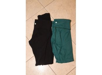 PAIR OF LULULEMON YOGA PANTS SZ. 4 & 6